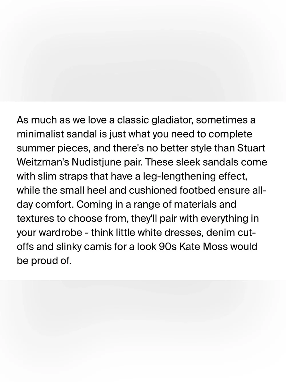 Stuart Weitzman | Nudist June Sandals